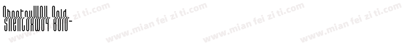 ShentoxW04 Bold字体转换